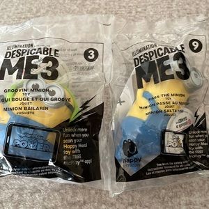 McDonald’s lot of 2 Despicable Me3 happy meal toys
